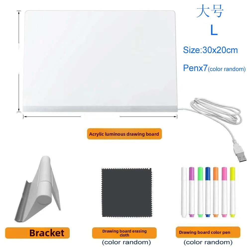 LearnGlowPlay™ Glow Art Board – Create & Shine 🎨